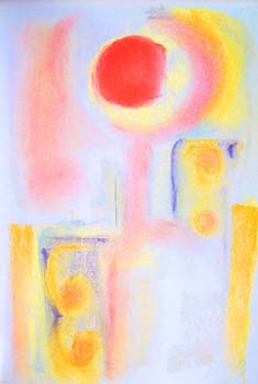 Pastel abstract cubism 2