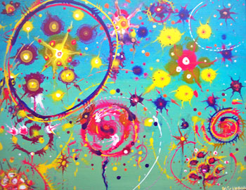 Star-Burst----Green---3-Acrylic