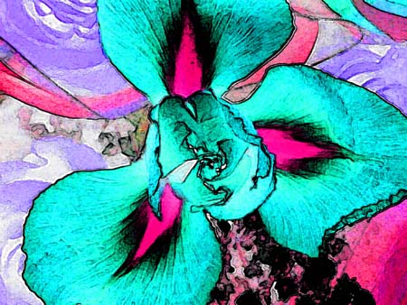 Turquoise Iris 374-3