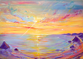 Sunlight Across the Bay