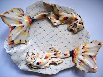 Dragon Fish Dish - Yellow