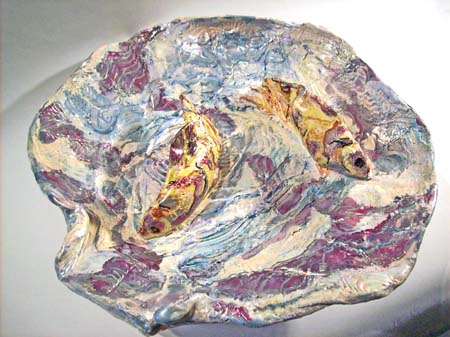 Fish on a Shell Dish