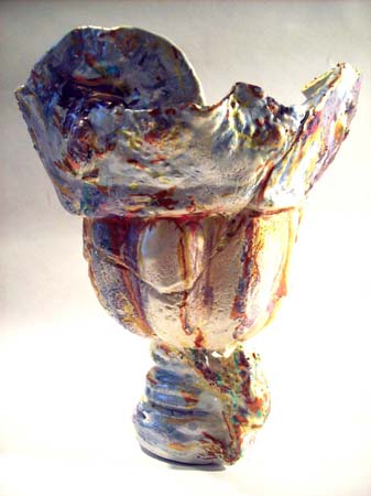 Lustre Pot with Frog