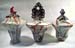 Lidded Pots Coloured ans Lustre Glazes